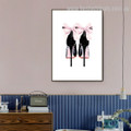 High Heels Modern Nordic Framed Painting Pic Canvas Print for Room Wall Disposition