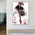 Fashion Hand Bags Abstract Figure Nordic Framed Painting Pic Canvas Print for Room Wall Decor