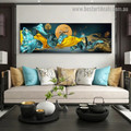 Chinese Style Painting Abstract Modern Artwork Photo Canvas Print for Room Wall Ornament