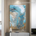 Auric Solution Abstract Landscape Modern Smudge Photo Canvas Print for Room Wall Arrangement