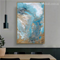 Auric Solution Abstract Landscape Modern Smudge Pic Canvas Print for Room Wall Ornamentation