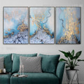 Revive Abstract Landscape Modern Artwork Portrait Canvas Print for Room Wall Décor