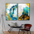 Colorful Splash Contemporary Modern Artwork Image Canvas Print for Room Wall Garnish