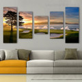 Sward Landscape Nature Modern Artwork Portrait Canvas Print for Room Wall Garniture