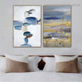 Colorful Stones Abstract Modern Nordic Artwork Picture Canvas Print for Room Wall Ornament