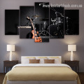 Music Band Abstract Modern Smudge Pic Canvas Print for Room Wall Decoration