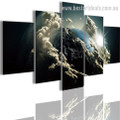Earth Clouds Nature Landscape Modern Framed Painting Pic Canvas Print