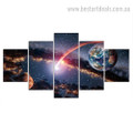 Mysterious Universe Nature Landscape Modern Framed Painting Photo Canvas Print