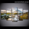 Scottish Highland Nature Landscape Modern Framed Painting Image Canvas Print