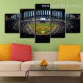 Yankee Stadium Landscape Modern Framed Effigy Photo Canvas Print For Room Wall Adornment