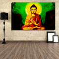 Mahatma Buddha Religious Modern Painting Print for Living Room Wall Adornment