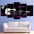 Jim Root Guitar Music Figure Modern Artwork Image Canvas Print for Room Wall Garniture