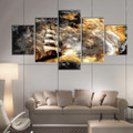 Ship Seascape Abstract Modern Artwork Photo Canvas Print for Room Wall Decoration