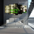 Joker Mad House Figure Typography Modern Artwork Photo Canvas Print for Room Wall Garniture