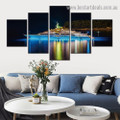 Exotic Luxury Ship Travel Modern Artwork Photo Canvas Print for Room Wall Ornament