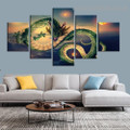 Chinese Dragon Abstract Modern Artwork Photo Canvas Print for Room Wall Garniture