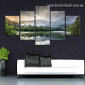 Natural Landscape Nature Modern Artwork Picture Canvas Print for Room Wall Decoration