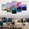Colorful Chameleon Abstract Animal Modern Artwork Photo Canvas Print for Room Wall Décor