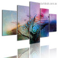 Colorful Chameleon Abstract Animal Modern Artwork Picture Canvas Print for Room Wall Ornament
