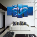 Ocean Dolphins Animal Seascape Modern Artwork Picture Canvas Print for Room Wall Décor
