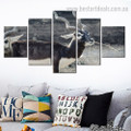 Greater Kudu Animal Modern Framed Effigy Pic Canvas Print for Room Wall Decoration
