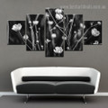 Faded Twigs Botanical Modern Artwork Picture Canvas Print for Room Wall Ornament