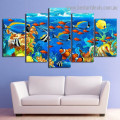 Tropical Fish Animal Modern Artwork Image Canvas Print for Room Wall Garniture