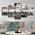 NY Skyscraper Cityscape Modern Artwork Picture Canvas Print for Room Wall Ornament