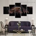 Scary Dragon Fantasy Modern Artwork Image Canvas Print for Room Wall Ornament