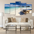 Pisang Island Landscape Modern Artwork Portrait Canvas Print for Room Wall Garniture