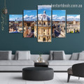 Radcliffe Camera Architectural Cityscape Modern Framed Artwork Photo Canvas Print for Room Wall Decor