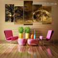 Celestial Body Landscape Modern Artwork Image Canvas Print for Room Wall Ornament