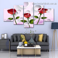 Rose Abstract Flower Botanical Modern Artwork Picture Canvas Print for Room Wall Garniture