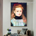 Portrait of Lucie Berard Pierre Auguste Renoir Figure Impressionism Artwork Picture Canvas Print for Room Wall Ornament