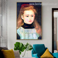 Portrait of Lucie Berard Pierre Auguste Renoir Figure Impressionism Portraiture Pic Canvas Print for Room Wall Garnish