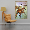 The Jockey Henri De Toulouse Lautrec Figure Animal Impressionism Artwork Pic Canvas Print for Room Wall Decor