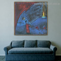 The Dreaming Boy II Walter Gramatté Figure Landscape Expressionist Artwork Image Canvas Print for Room Wall Garniture