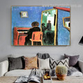 Girl At The Keyboards Figure Expressionism Effigy Image Canvas Print for Room Wall Decoration