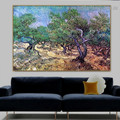 Olive Grove Vincent Willem Van Gogh Botanical Landscape Impressionist Artwork Image Canvas Print for Room Wall Ornament