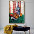 Still Life with Bottle and Lemons on a Plate Vincent Willem Van Gogh Impressionist Portrait Image Canvas Print for Room Wall Ornament