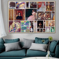 Gustav Klimt Collage II Symbolism Old Famous Master Artist Reproduction Artwork Image Canvas Print for Room Wall Garniture