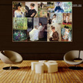 Cassatt and Morisot Collage VII Impressionism Old Famous Master Artist Artwork Picture Reproduction Canvas Print for Room Wall Adornment