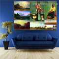 Albert Bierstadt Collage IV Romanticism Old Famous Master Artist Artwork Photo Reproduction Canvas Print Room for Wall Garniture