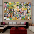 Cassatt and Morisot Collage XI Impressionism Old Famous Master Artist Artwork Photo Reproduction Canvas Print Room for Wall Adornment