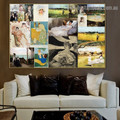 Cassatt and Morisot Collage XIII Impressionism Reproduction Artwork Image Canvas Print for Room Wall Garniture