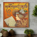 Ny Times Magazine Vintage Figure Retro Advertisement Artwork Picture Canvas Print for Room Wall Adornment