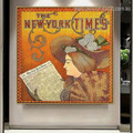 Ny Times Magazine Vintage Figure Retro Advertisement Artwork Portrait Canvas Print for Room Wall Garniture
