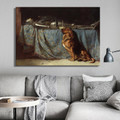 Requiescat Animal Mix Artists Painting Canvas Print for Home Wall Onlay
