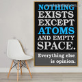 Nothing Exists Typography Vintage Advertisement Retro Vintage Portrait Picture Canvas Print for Room Wall Adornment