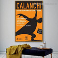 Calanchi Vintage Advertisement Poster Portrait Photo Canvas Print for Room Wall Garniture